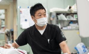 専門医による高度検査の様子